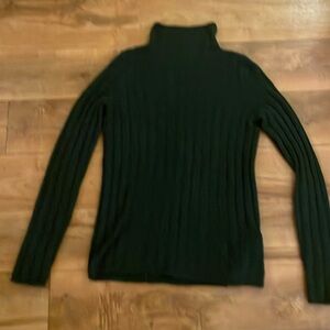 Dark green very soft cowl neck sweater